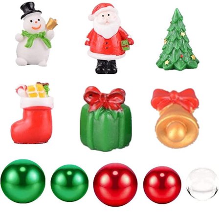 Joulumaljakkotäytehelmet kelluvat kynttilät B B