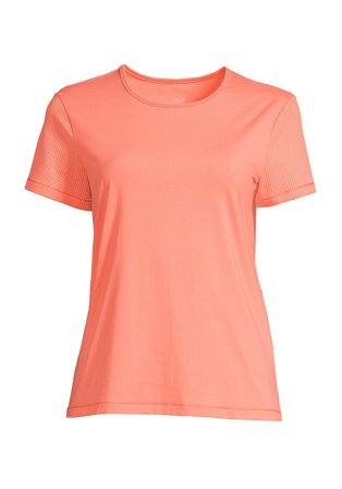 Casall Essential Mesh Detail Tee Pale Coral 40, Tøj & Bolig, Træningstøj, Træningsbluser