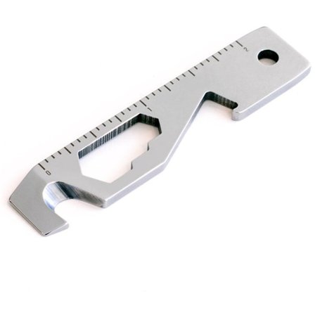 Multifunktionelt lommeværktøj til nøglering, titanium, nøglering med små dimensioner