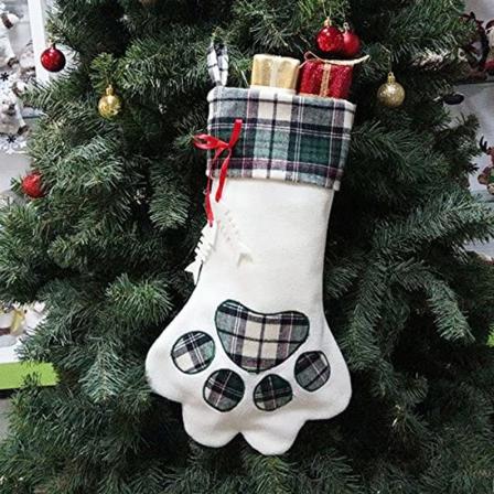 1st Juldekorationsstrumpa Stor Storlek Grå