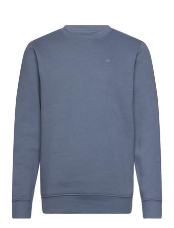 Lars Crew Organic / Recycled Blt Tops Sweat-shirts & Hoodies Sweat-shirts Blue Kronstadt