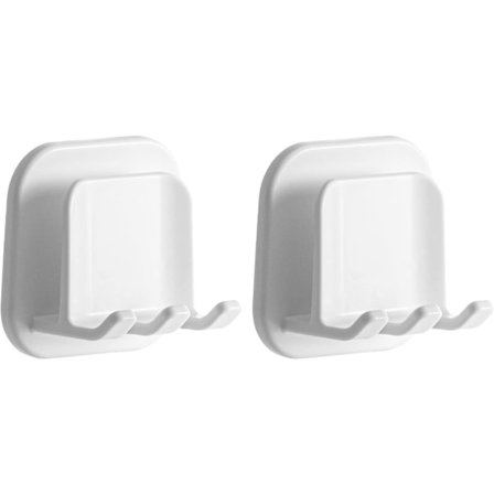 2 stk. Tandbørsteholder, Elektrisk Tandbørsteholder, Selvklæbende Vægmonteret Tandbørsteholder, Elektrisk Tandbørsteholder Vandtæt Tandbørste Sto