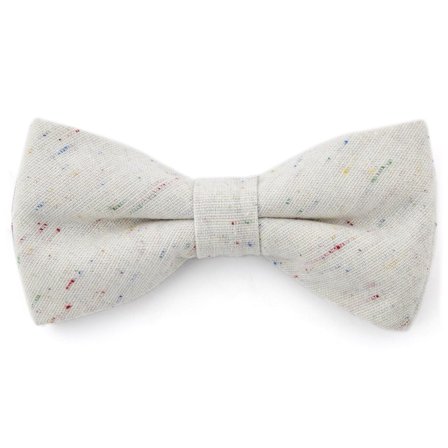 Papion alb din in pentru bărbați - Papioane gata legate