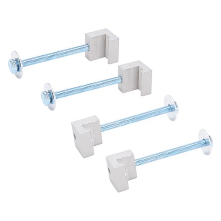 4-pak Verktygslåda Fastgørelsesanordninger Aluminiumlegering J-krog Monteringssæt til Pickup Truck Crossover Verktygslåda