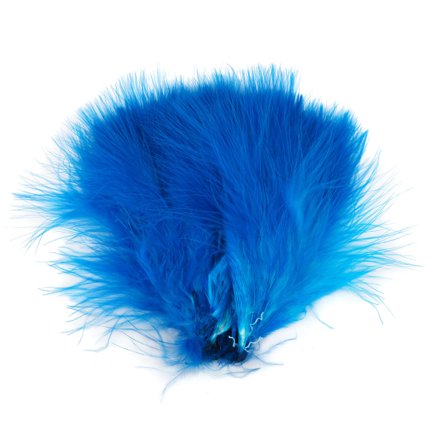 Natures Spirit Fish Hunter Blood Quill Marabou - Dark Turquoise/KFB