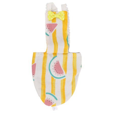 Fuglebleier Vaskbare Gjenbrukbare Fugler Flygedrakt Bleier for Kjæledyr Fugler Parakitt Kakadua Afrikansk Ara 13,5x6,8cm / 5,3x2,7in Vannmelon