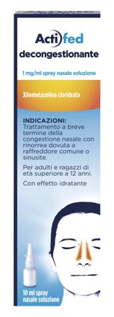 Actifed Decongestionante Spray Nasale Rinite e Sinusite