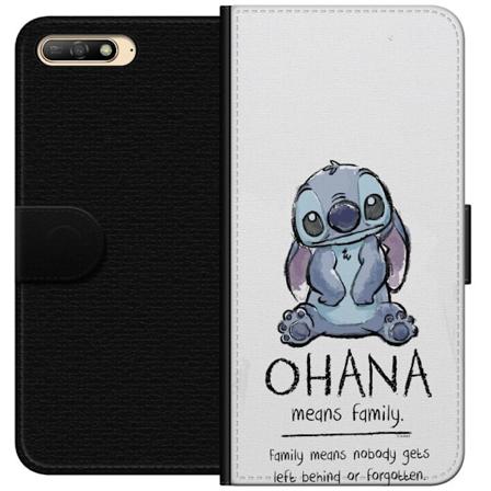 Huawei Y6 (2018) Tegnebogsetui Stitch Ohana