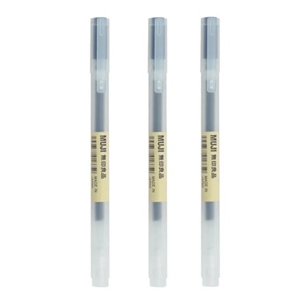 1/3 stk/sæt Kawaii MUJIs Gel Pen Sort/Rød/Blå 0,38 mm 0,5 mm Blæk Japan Farve Pen Kontor Skole Kuglepen Japansk Brevpapir 0.5mm