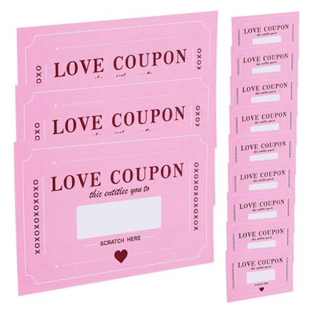 Skraplotter Kärlekskuponger För Par 20-pack Alla Hjärtans Dag Presentkort Romantiska (FMY)