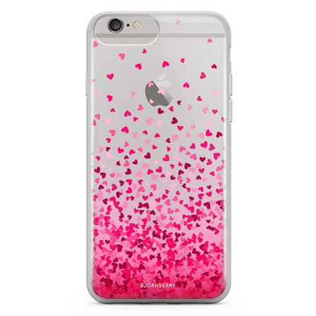 Bjornberry Skal Hybrid iPhone 6/6s Plus - Hjärtkonfetti