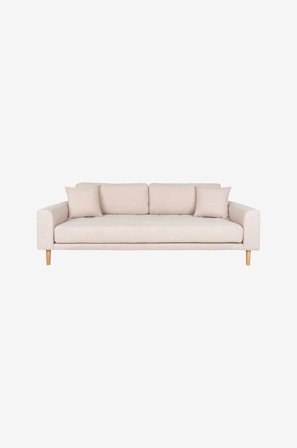 House Nordic - Sofa 3-seter Lido - Beige - 3-seters sofaer - Fra Homeroom