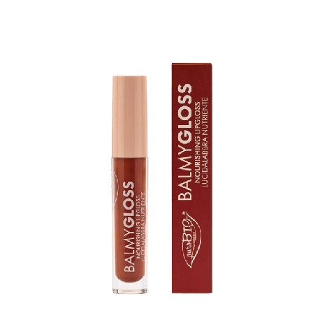 PuroBio Balmygloss Läppglans Unisex Brun 4 gram