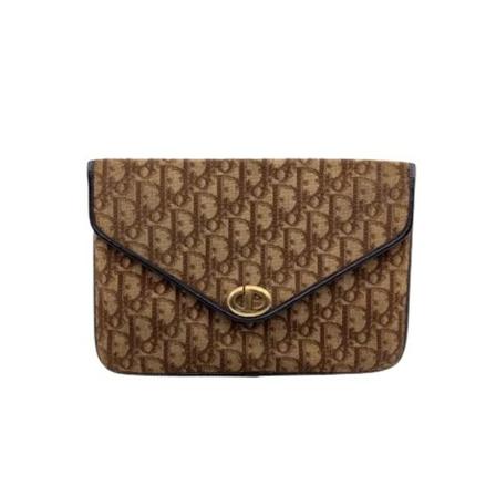 Dior Vintage Pre-owned Clutches Brun, Dame Vintage Tasker, Størrelse: ONE Size