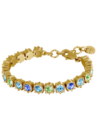 Dyrberg & Kern Courage SG Aqua Mix Armband Dam Blå ONESIZE