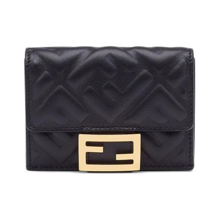Fendi, Wallets & Cardholders Czarny, Kobieta, Rozmiar: ONE Size