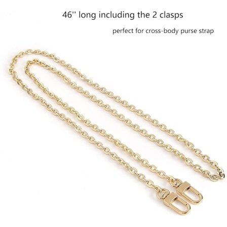 Mini kobber pung kæde skulder crossbody strop taske tilbehør