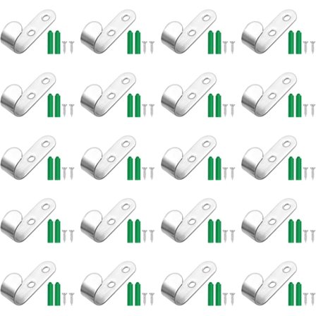 Pressu Koukut Peräkärryn Pressuun, 20 kpl, 44 x 21 x 16 mm, Pressukiinnike, Pressukoukku Peräkärryyn, Autoon