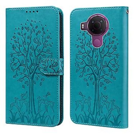 Läderfodral för Nokia 3.4 / 5.4 (Blå)