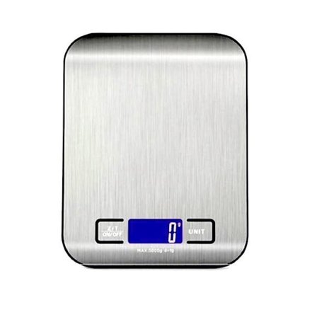 Kjøkkenvekt i rustfritt stål - Lommevekt (1g-5kg)