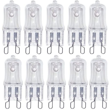 G9 Halogenpære 20W 230V Varm Hvid 2700K, 10-pak