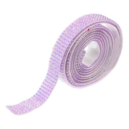 1 Rulla Itsekiinnittyviä Strassi Bling Nauhoja DIY Vaatteiden Askarteluun