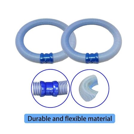 2-paknings bassengslange, Mx6/Mx8, vrilås 39", erstatningsslange, enkel installasjon, robust kvalitet