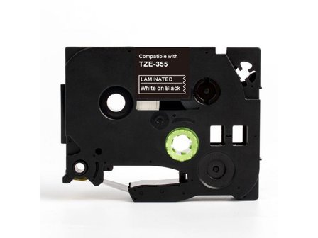 Tape 24mm TZe-355 Vit på Svart - Lyreco - Kontorsmaskiner - Märkmaskiner och tape - Tape - Brother TZ