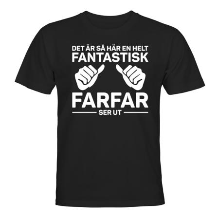 Fantastisk bestefar - T-SHIRT - HERRE Svart - L