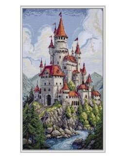 Stickpackung Bild Schloss