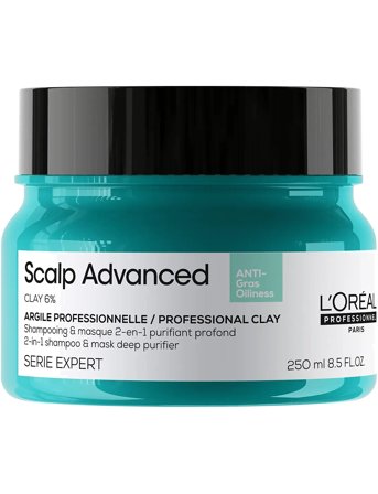 L'Oréal Professionnel L'oréal Professionnel Scalp Advanced Anti-Oiliness 2-In-1 Deep Purifier Clay 250Ml - Nude - 250 ml