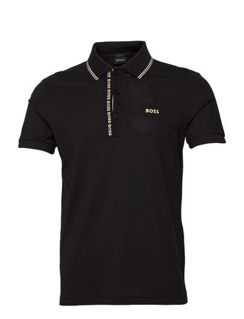 Paule 4 Polos Short-sleeved Sort BOSS