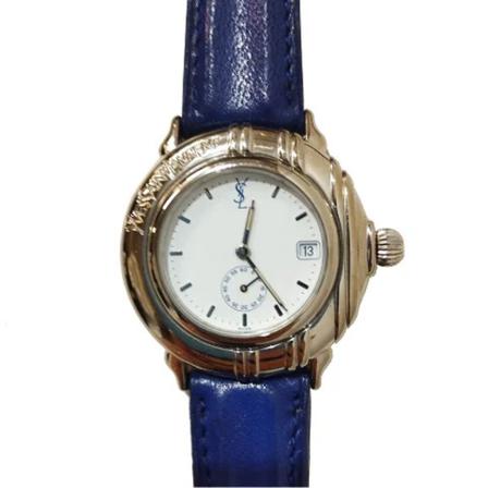 Yves Saint Laurent Vintage, Pre-owned Stainless Steel watches Grijs, Dames, Maat:ONE Size