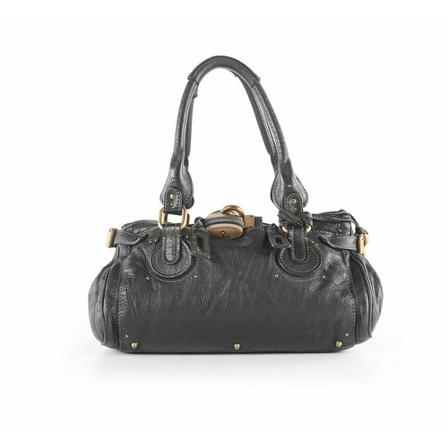 Chloé Pre-owned, Leather Paddington Handbag Zwart, Dames, Maat:ONE Size,leer