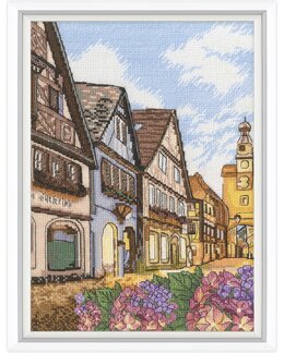 Broderikit Billede Gamle gade - RTO