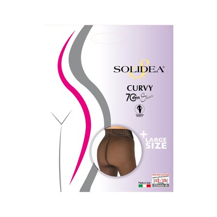 Solidea Curvy 70 Sheer Nero 1S - XL