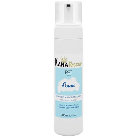 Kanarescue Pet Foam Schiuma Detergente Delicata Uso Veterinario