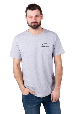T-Shirt Alpinestars Corporate Meliertes Grau S