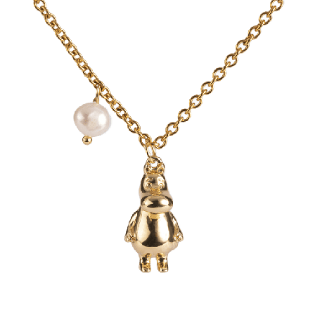 pfgSTOCKHOLM Moomin Pendant Halsband Dam Guld ONESIZE