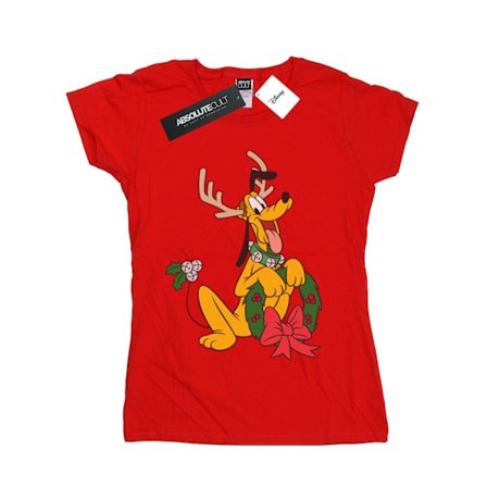Disney Dam/Dam Pluto Jul Ren T-shirt i Bomull XL