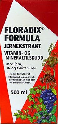 Floradix Formula jernekstrakt 500 ml