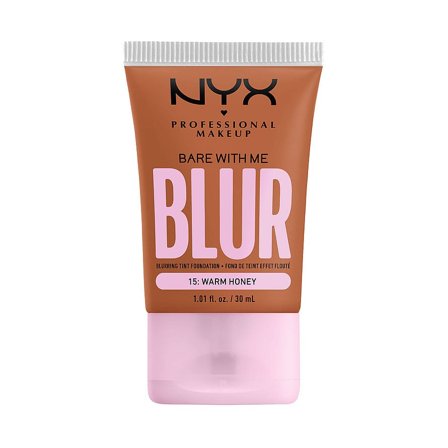 NYX PROFESSIONAL MAKEUP Bare With Me Blur Tint Foundation 15 Warm Honey, Makeup, Ansigt, Foundation