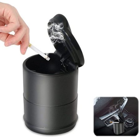 Kannettava tuhkakuppi autoon, tuhkakuppi kannella, savuton tuhkakuppi autoon, tuhkakuppi ajoneuvoon