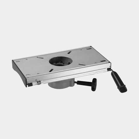 Toppbeslag med slide för stolstativ Ø 60 mm