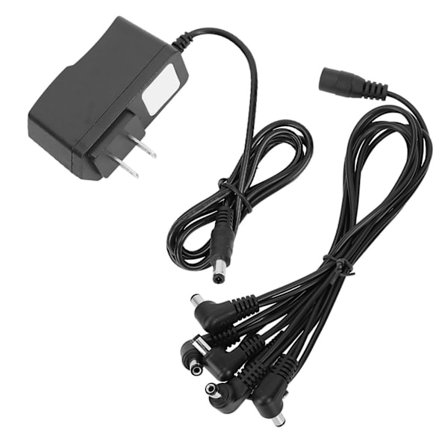 Professionell gitarr effektpedal ström 9V adapter 100‐240V
