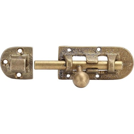 Messinkinen oven lukko, kodin turvallisuus antiikki ikkunapultit Vintage puhdas kupari solki liukukisko lukko ovi liukukisko lukko toimisto varasto 