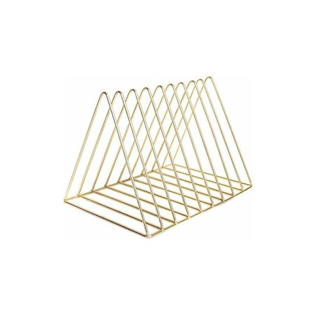 Kolmion muotoiset tiedostokansion pidikkeet ja lehtitelineet, 10 ristikon metalliset sanomalehtitelineet, lehtikansion säilytys kodin ja toimiston 