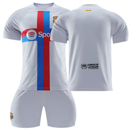 22 Barcelona tröja 2 bortamatch no number tröja #XS