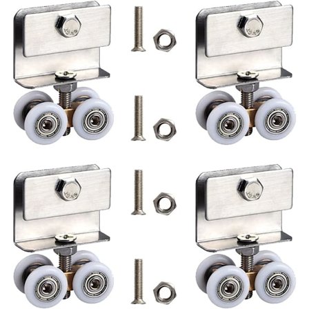 Casterhjul/Badeværelsesremskive Skydedør Skydedørshjulsskinne Wh