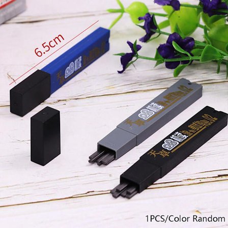 Tjock platt huvud mekanisk blyertsteckning 2B med refill Penci